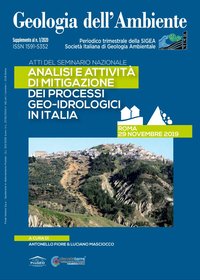 Considerazioni introduttive sulle attività di mitigazione dei processi geologici e idrologici