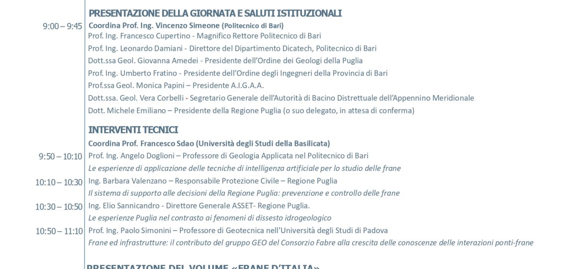 Bari 28 Gennaio 2025